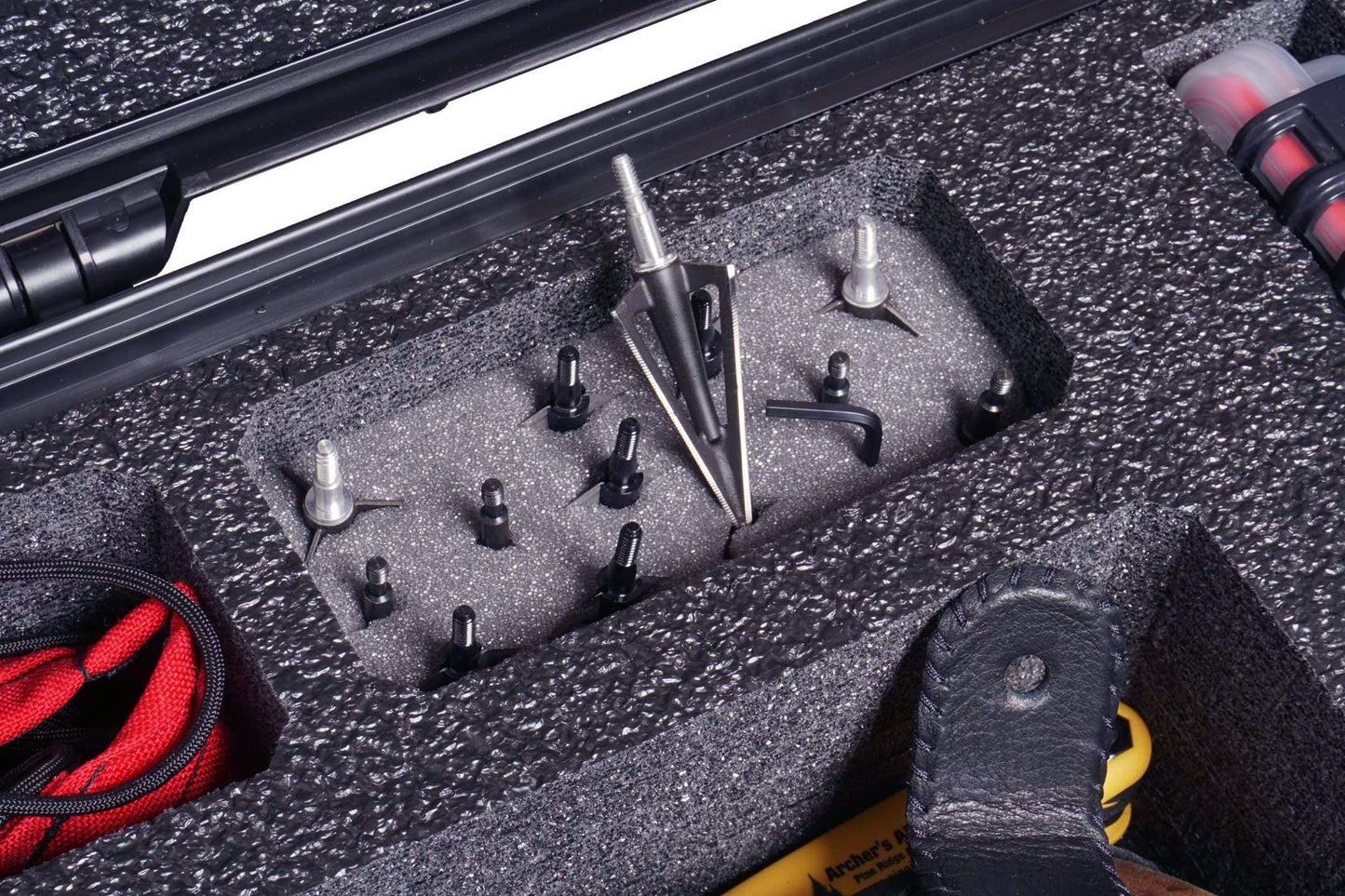 Case Club Waterproof Recurve Bow Case with Included Waterproof Accessory Box x2 (Recurve Bow)