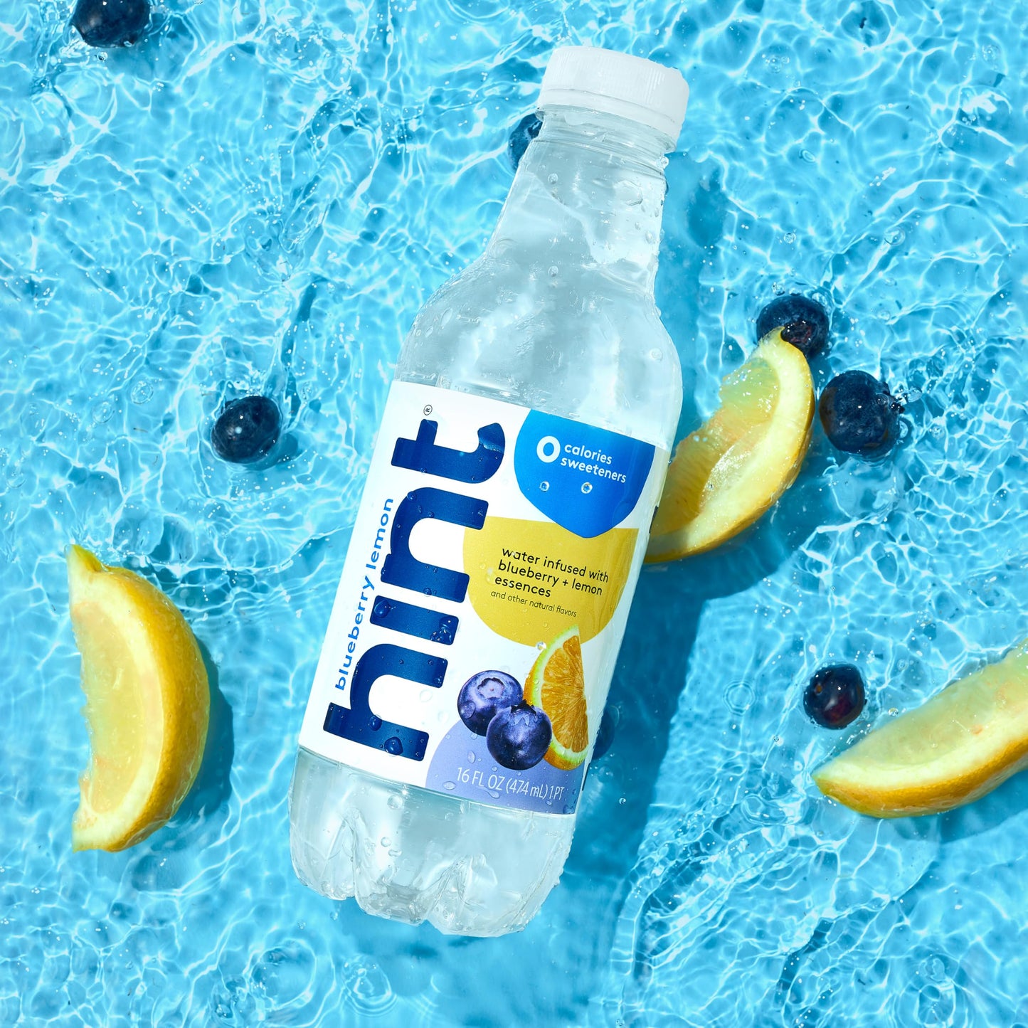 Hint Fruit-Infused Bottled Water, 4-Flavor White Variety Pack - Sugar Free Flavored Water with Zero Calories, Naturally Flavored, and No Artificial Sweeteners - 16 Fl Oz (Pack of 12)