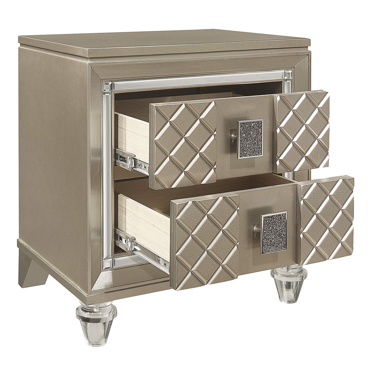 Lexicon Bijou Nightstand, Champagne
