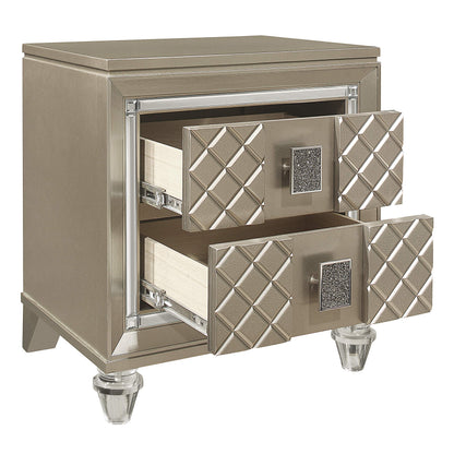 Lexicon Bijou Nightstand, Champagne
