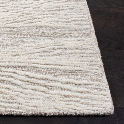 SAFAVIEH Metro Collection 6' x 9' NaturalIvory MET995A Handmade Premium Wool Living Room Dining Bedroom Area Rug