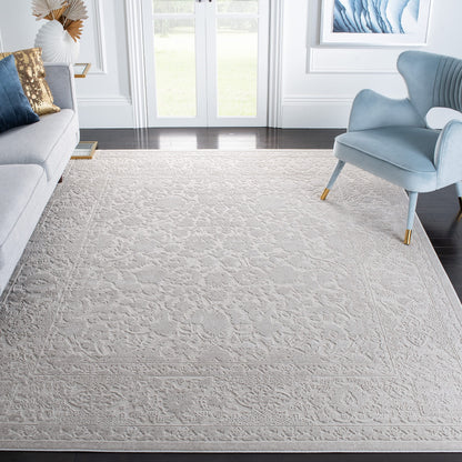 SAFAVIEH Area Rug 10x14 - Reflection Collection - Large - Cream & Ivory, Non-Shedding & Easy Cleaning, Ideal for Living Room, Bedroom, Dining Space (RFT667D)