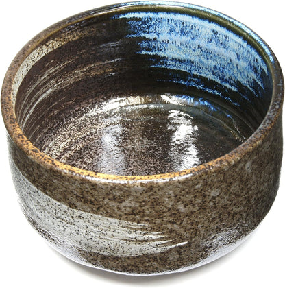 Japanese Handcrafted Matcha Tea Bowl - Brown Hagoromo Chawan, Authentic Pottery for Tea Ceremony