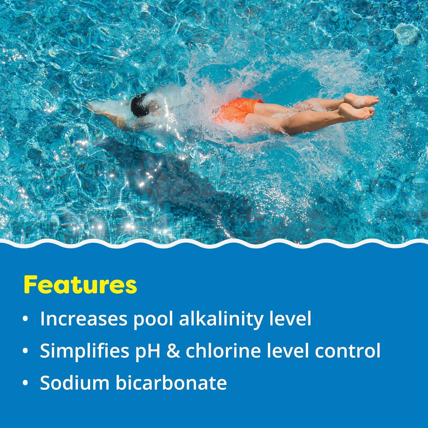 Swimming Swimming 100% 10 In The Swim Alkalinity Increaser for Pools - Raises Alkalinity and Balances pH Levels in Your