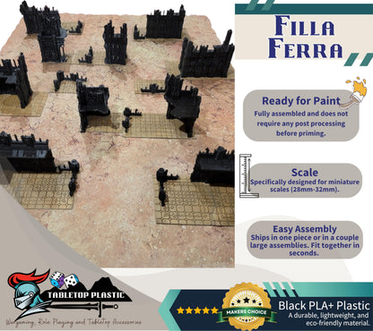 Complete 40k Terrain Set – All Ruins You Need for 10th Edition Match Play, GW-Style Layouts, Perfect for New & Experienced Players