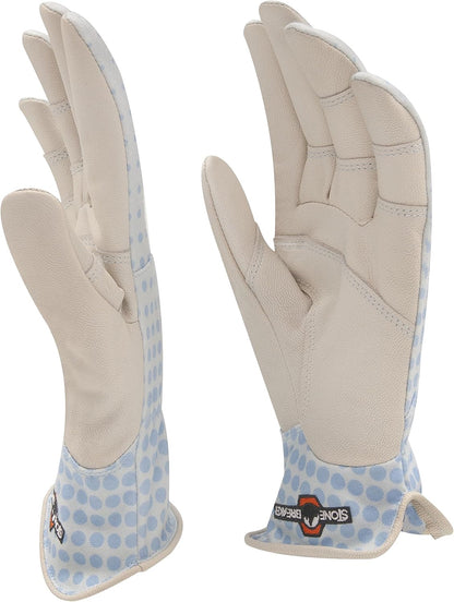 Women's Gardening Glove, Gardener, Large, Light Blue
