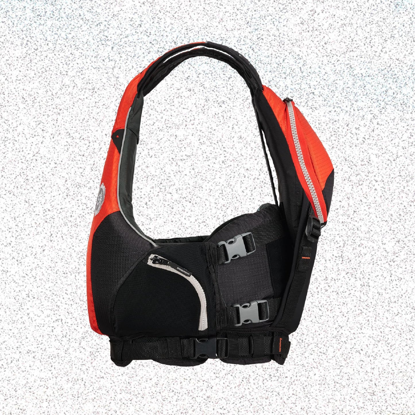 Astral Bowen Life Jacket - Lightweight USCG Type III PFD Adult Life Vest for Fishing, Touring, SUP, & Whitewater - Fire Orange - Small/Medium