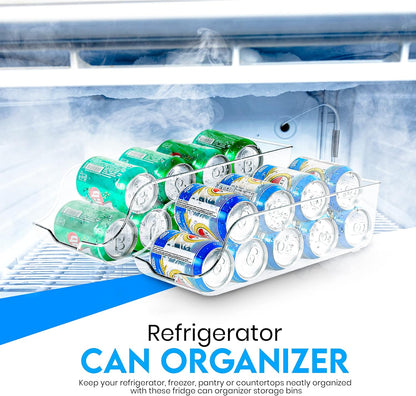 Utopia Kitchen Can Organizer for Pantry (Pack of 6) - Soda Can Storage for Fridge & Freezer, Holds Food & Soup Can
