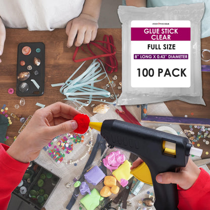 Hot Glue Sticks Combo Pack: Mini and Full Size for All Crafting Needs