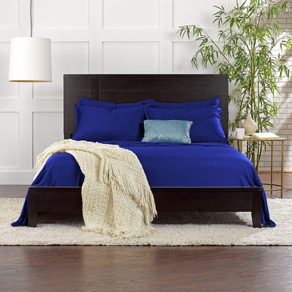 Pure Bamboo Twin Sheets - Luxuriously Soft 100% Organic Viscose Bed Sheet Set | Cooling Comfort, Cobalt Blue
