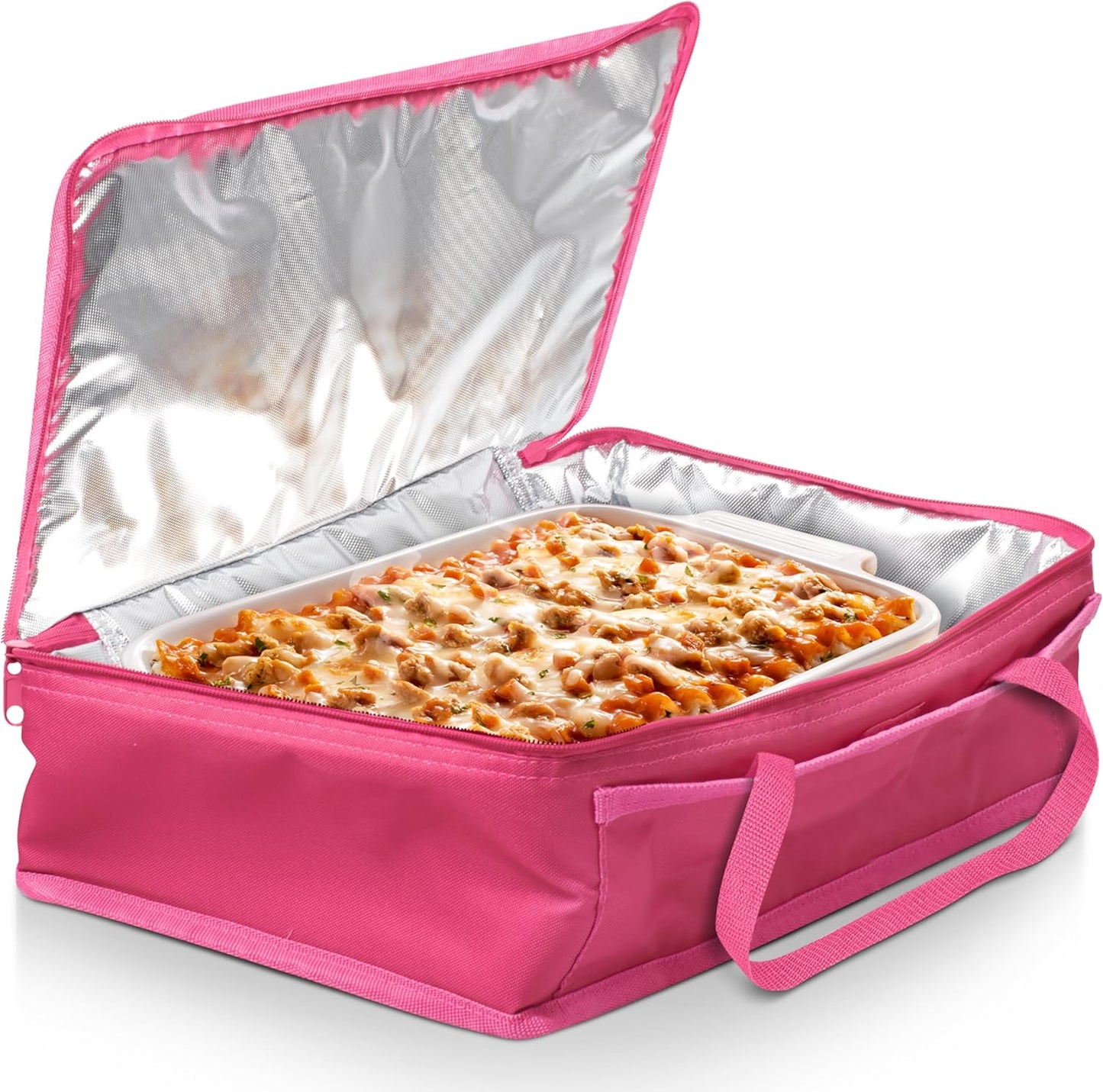 Dawhud Direct Insulated Casserole Carrier Bag - Food Transport Carrier for Hot or Cold Dishes - Thermal Travel Bags