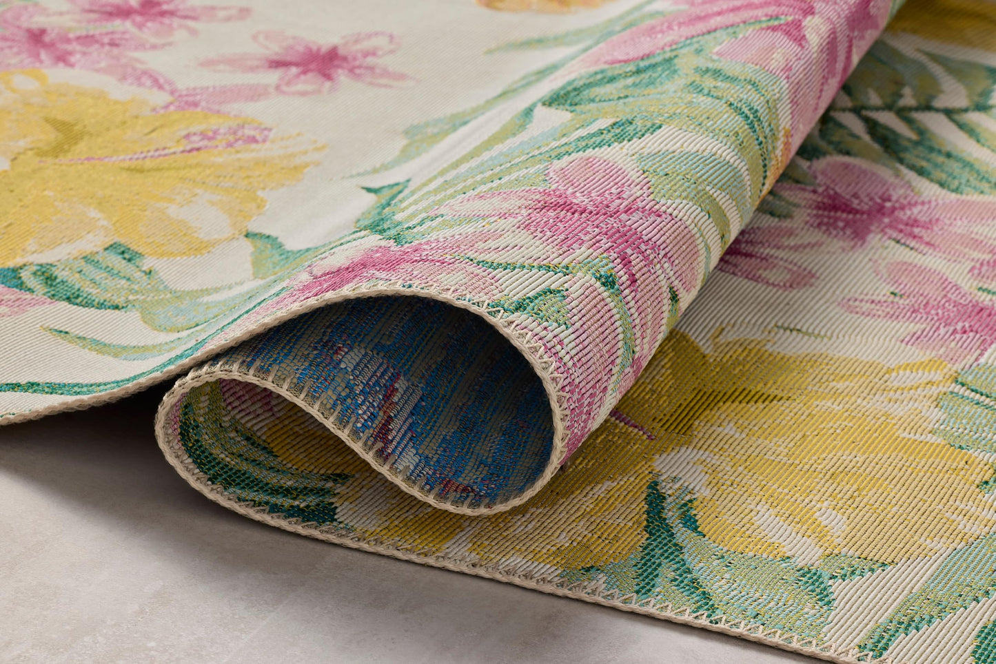 Loloi Botanical Collection BOT-03 Ivory/Sunrise 10'-6" x 13'-9" Area Rug