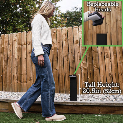 VerLuce - 20.5" Solar Pathway Lights - Walkway Solar Lights for Outside - PIR Sensor & Two Lighting Modes - Rechargeable Battery Lasts Up to 55 Hours - 3000K - IP44 Weather Resistant - 2 Pack