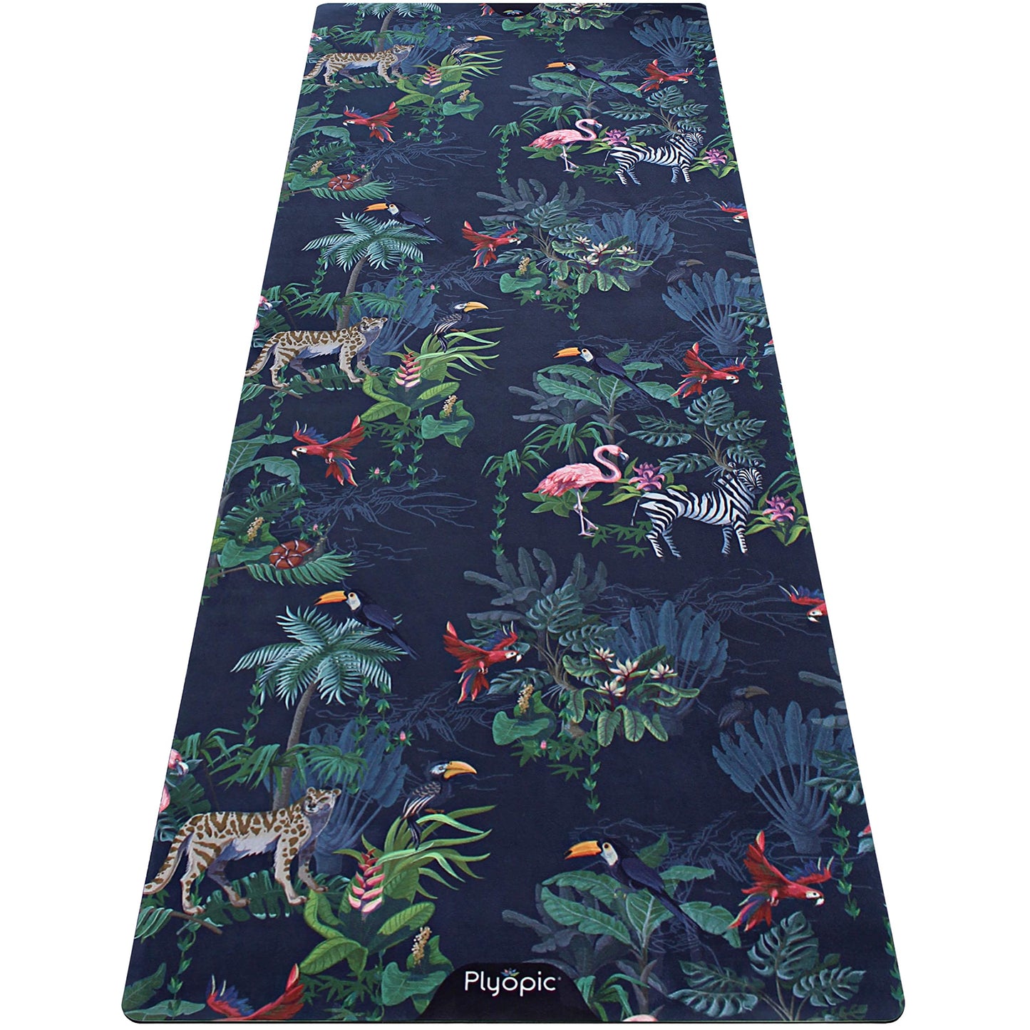 Plyopic. All In One Yoga Mat | Luxury Sweat-Grip Mat/Towel Combo | Ideal for Yoga, Hot Yoga, Bikram, Pilates, Workout & Exercise | Eco-Friendly Natural Rubber