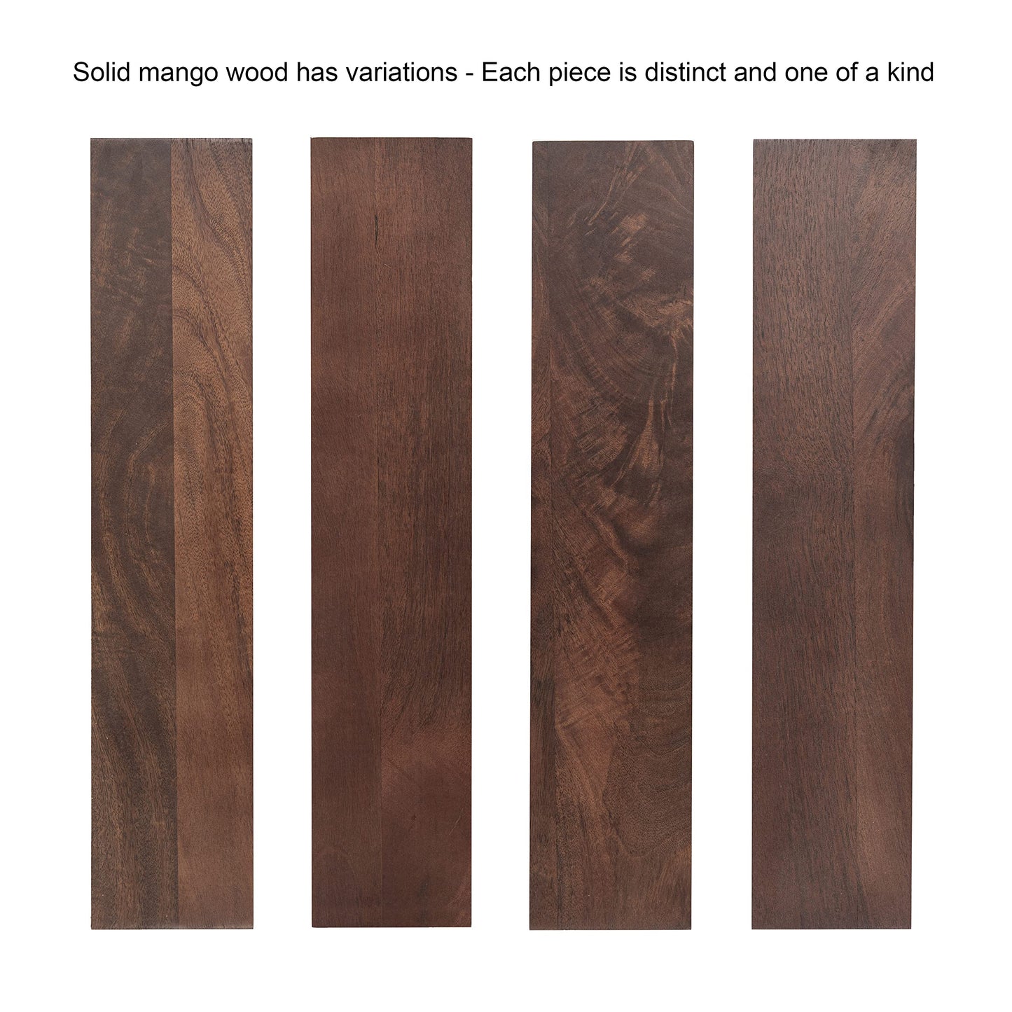 Kate and Laurel Locklear Midcentury Console Table, 38 x 14 x 25, Walnut Brown, Modern Wooden Console With Three Storage Shelves