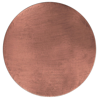SIMPLIHOME Johnsen Metal Coffee Table - 30 inch Wide Solid Metal Round Drum Accent Table in Bronze, Boho Coffee Table for Living Room or Bedroom with Decorative Textured Design, Assembled