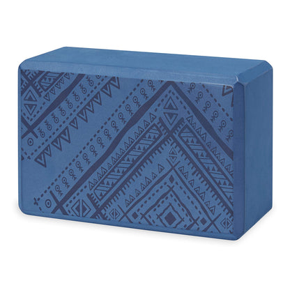 Gaiam Yoga Block - Supportive Latex-Free Eva Foam - Soft Non-Slip Surface with Beveled Edges for Yoga, Pilates, Meditation - Yoga Accessories for Stability, Balance, Deepen Stretches