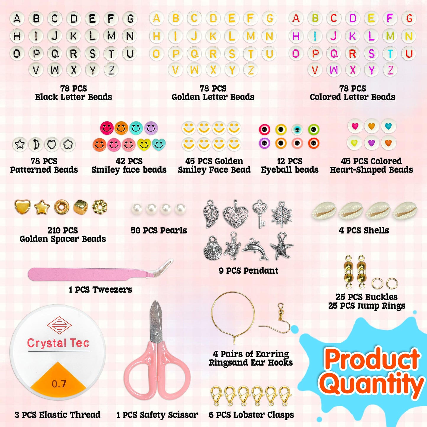 LINAYE 20000 PCS Clay Beads Kit with 120-Colors 6 Boxes Flat Preppy Polymer Heishi Beads with Pendant Charms Crafts Accessories, Friendship Bracelet Making Kit Crafts Supplies Kit Gift for Adults