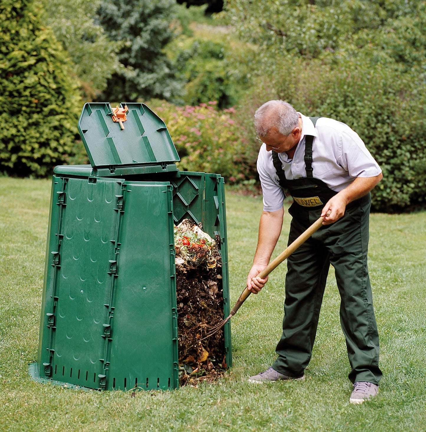 Exaco Trading Company AQ 187 AeroQuick Large Compost bin, 187 Gallon, Green