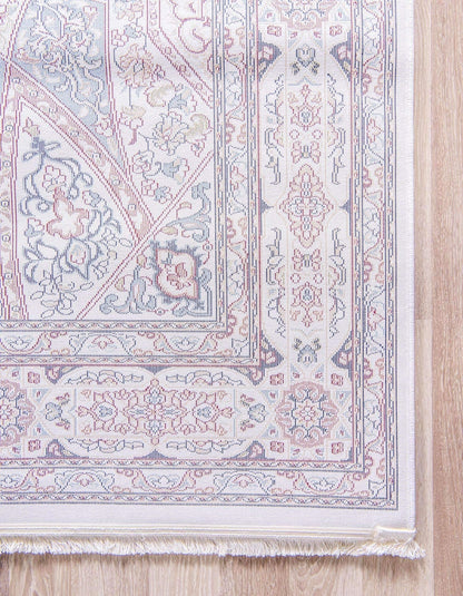 Unique Loom Narenj Collection Area Rug - Adams (10' x 13' 1" Rectangle Ivory/Burgundy)