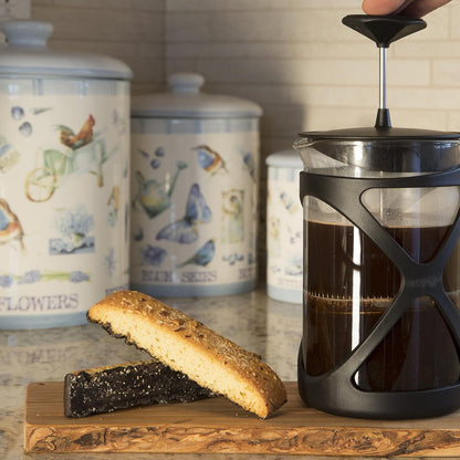 Primula 6CUP Tempo Rich, Non-Bitter Coffee - French Press Design, Easy to Use, Makes 6 Cups, Black