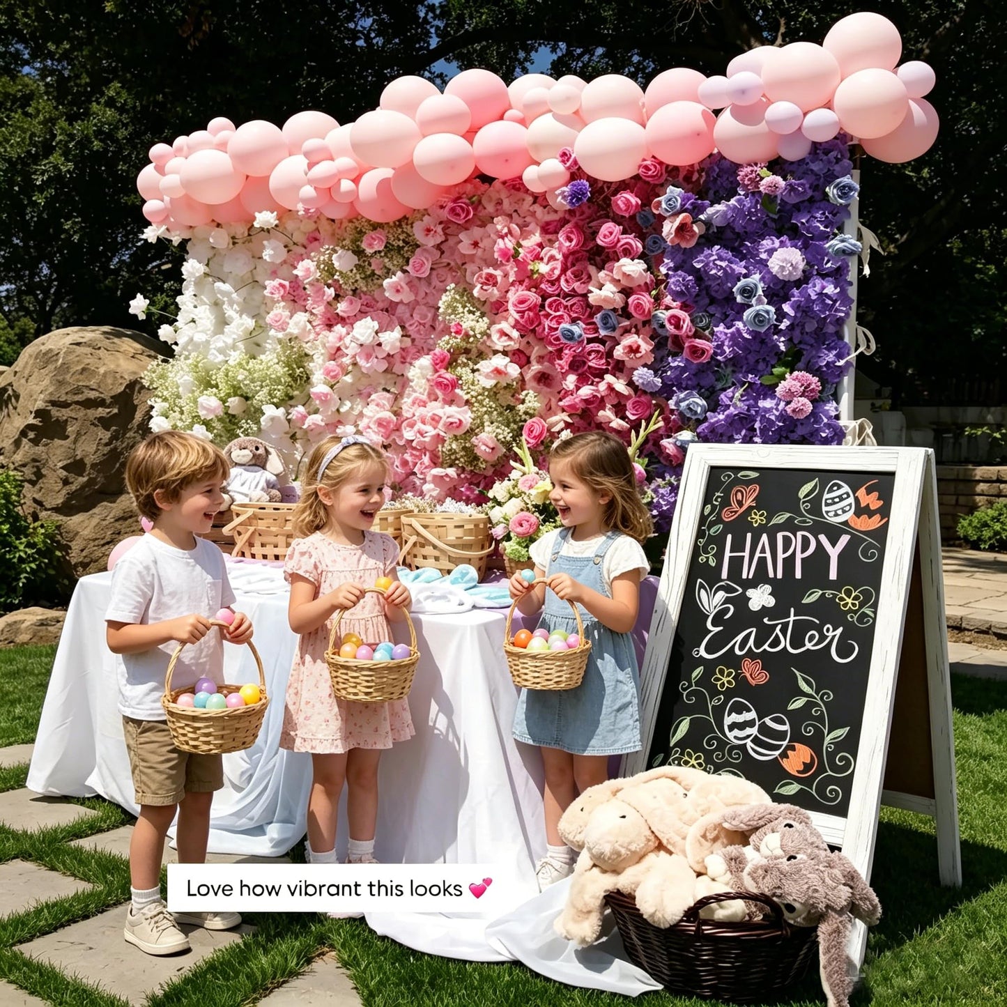 CreateView Artificial Flower Wall Wedding Backdrop, Luxury‌ 3D Silk Floral Party Decor for Wedding Home Hotel Party Baby Show Decor, Quick Assembly/Storage 4 * 8ft (120 * 240cm)