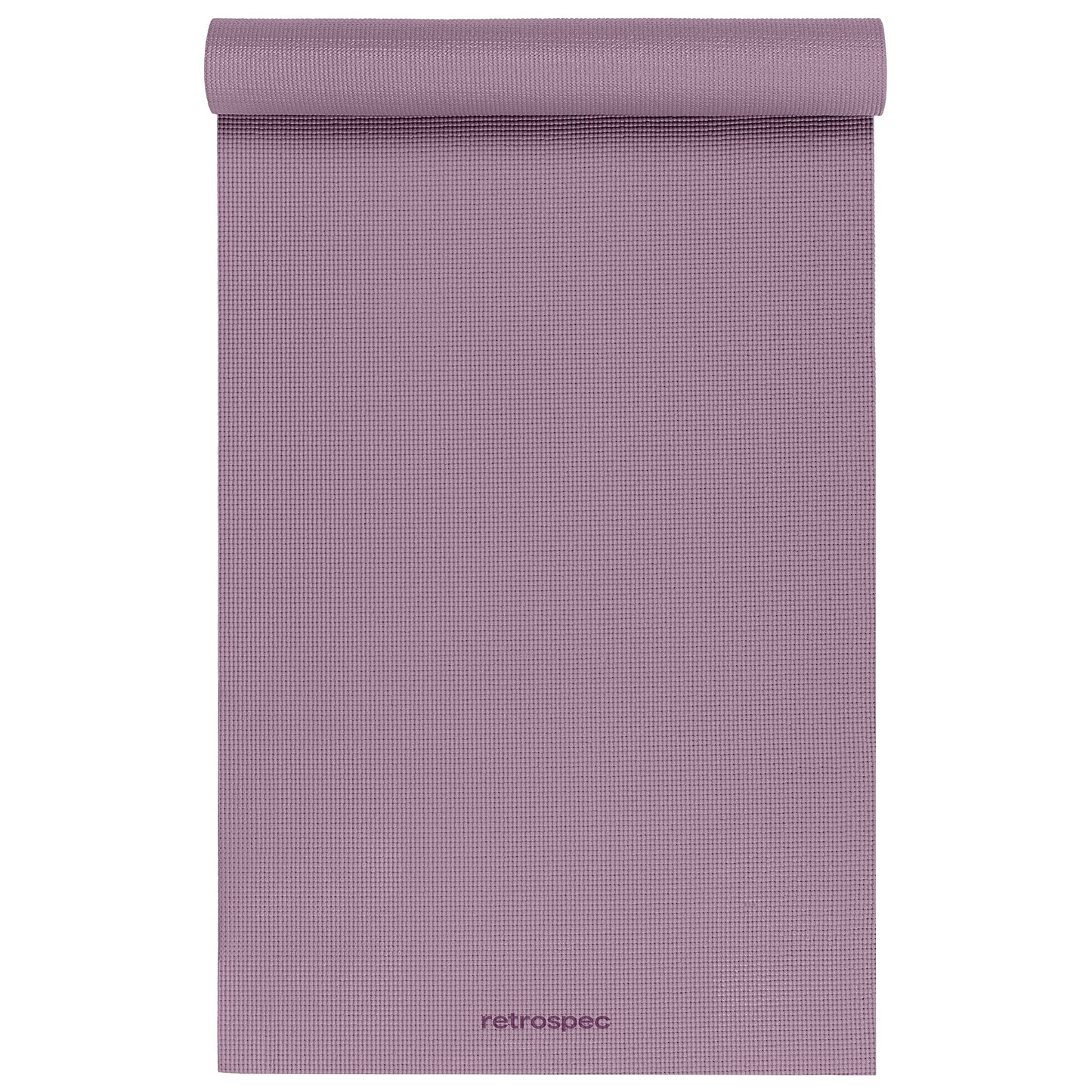 Retrospec Pismo Yoga Mat w/Nylon Strap for Men & Women - Non Slip Exercise Mat for Yoga, Pilates, Stretching, Floor & Fitness Workouts, .5mm Thick, Easy to Clean