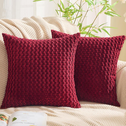 22x22 Inch Set 2 (55x55cm) GAWAMAY Decorative Throw Pillow Covers of for Living Room Couch Bed Sofa, Farmhouse Square