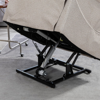 Oversized Electric Lift Chair Versatile Power Recliner Chair 180° Infinite Reclining Armchair for Adults with Massgae,Cupholder,USB-C Ports,Wireless Charging