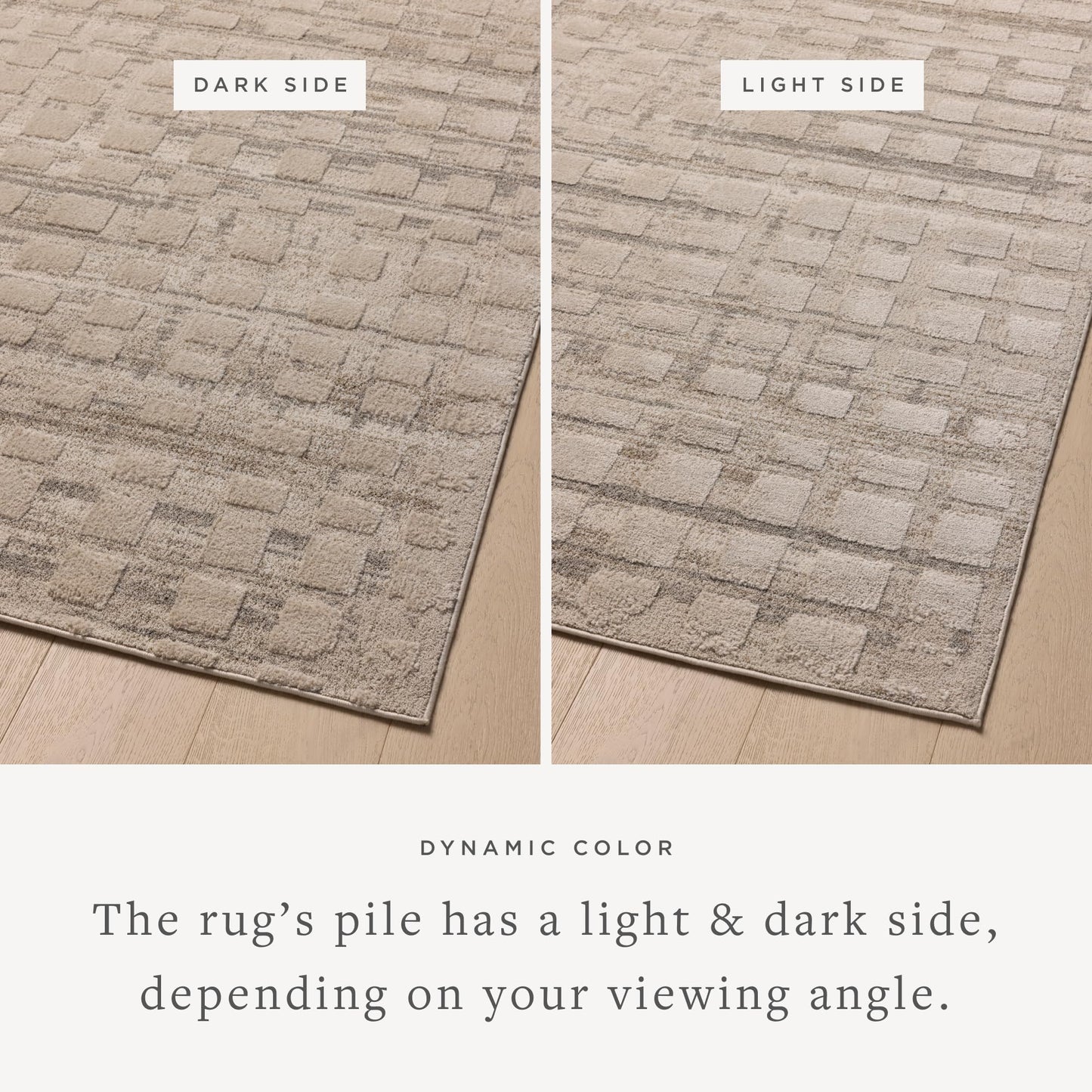 Loloi Amber Lewis Monty Collection MOT-06 Pebble/Beige 11'-6" x 15', .50" Pile Height, Area Rug