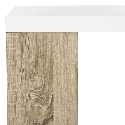 Safavieh Home Collection Carlene White Lacquer and Oak Desk