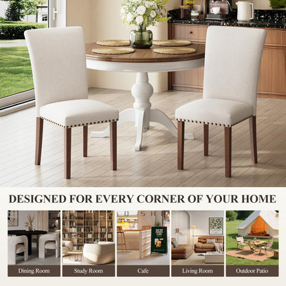 COLAMY Upholstered Dining Chairs Set of 4