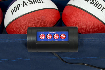 Pop-A-Shot - Home Dual Shot with Golden State Warriors NBA Graphics l Sensor Scoring l 16 Game Modes l 7 Balls l Foldable Storage l for All NBA Fans
