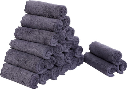 24 Pack 10 10 Inch Sunny zzzZZ Kitchen Dishcloths - Does Not Shed Fluff - Reusable Dish Towels, Dish Cloths, Super