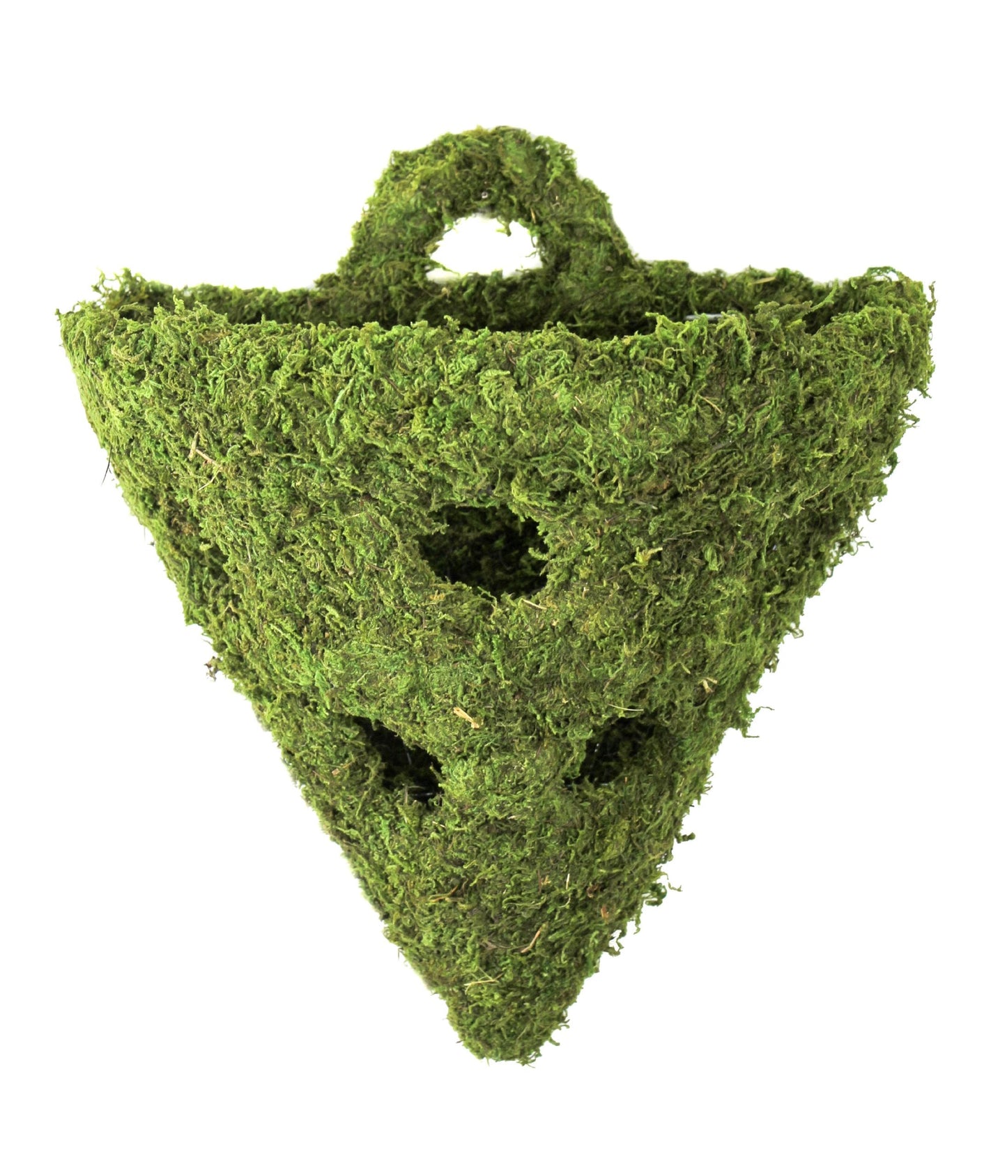 SuperMoss (29396 Mossweave Wall Sconce with Holes, Fresh Green, 10"