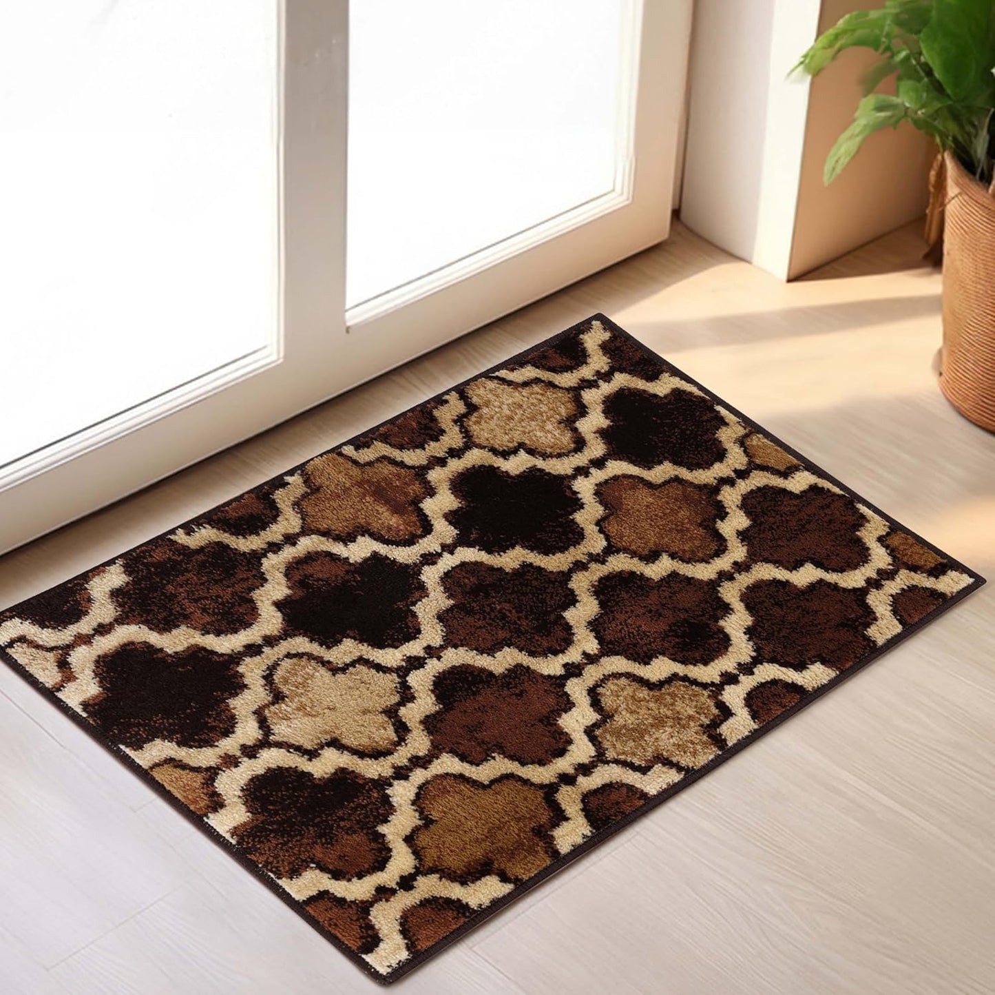 2' 3', Superior Indoor Small Area Rug, Jute Backed, Perfect for Living/ Dining Room, Bedroom, Office, Kitchen