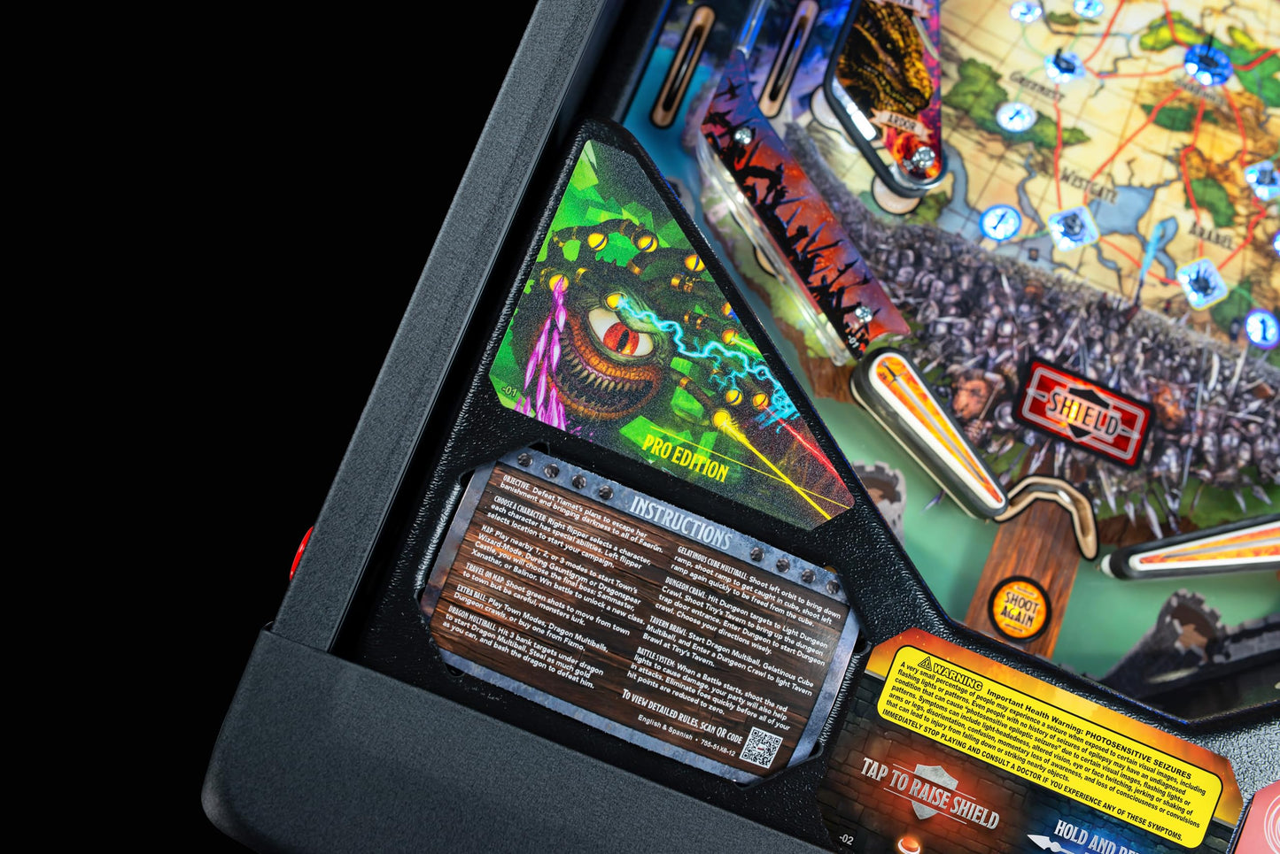 Stern Pinball Dungeons & Dragons with Insider Connected, Pro Edition Arcade Pinball Machine