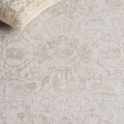 SAFAVIEH Area Rug 10x14 - Reflection Collection - Large - Cream & Ivory, Non-Shedding & Easy Cleaning, Ideal for Living Room, Bedroom (RFT665D)
