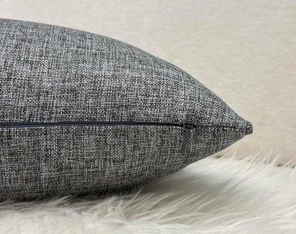12x18 Inch 1 Aiking Home Imitation Burlap Lumbar Pillow Cover Vintage Faux Linen Rustic Natural Look, Piece Elegance