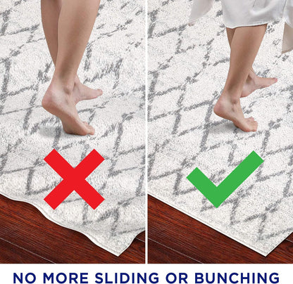JONATHAN Y PAD200A-28 Ultra Stop Non-Slip Rug Pad, PVC Latex Free for Hard Surface Floors
