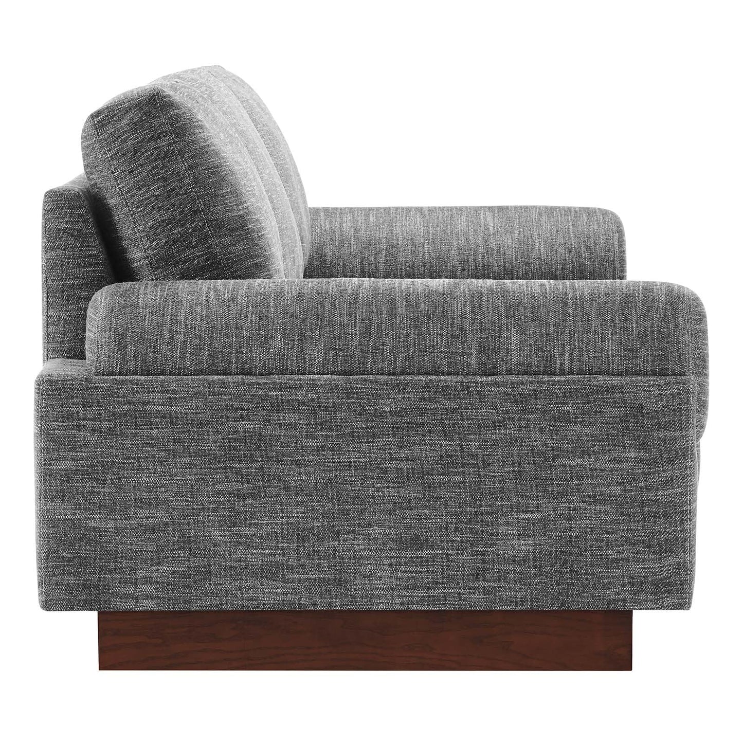 Modway EEI-6401-GRY Oasis Upholstered Fabric Sofa, Gray