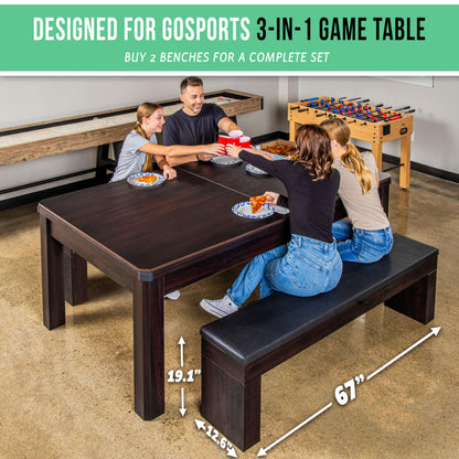 Storage Bench for GoSports 7 ft 3 in 1 Pool, Dining, & Table Tennis Combo Table