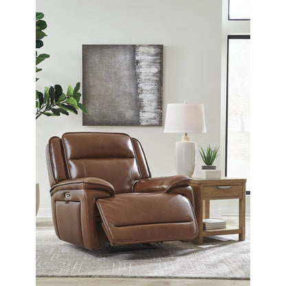 Signature Design by Ashley Healy Pier Power Recliner, Brown