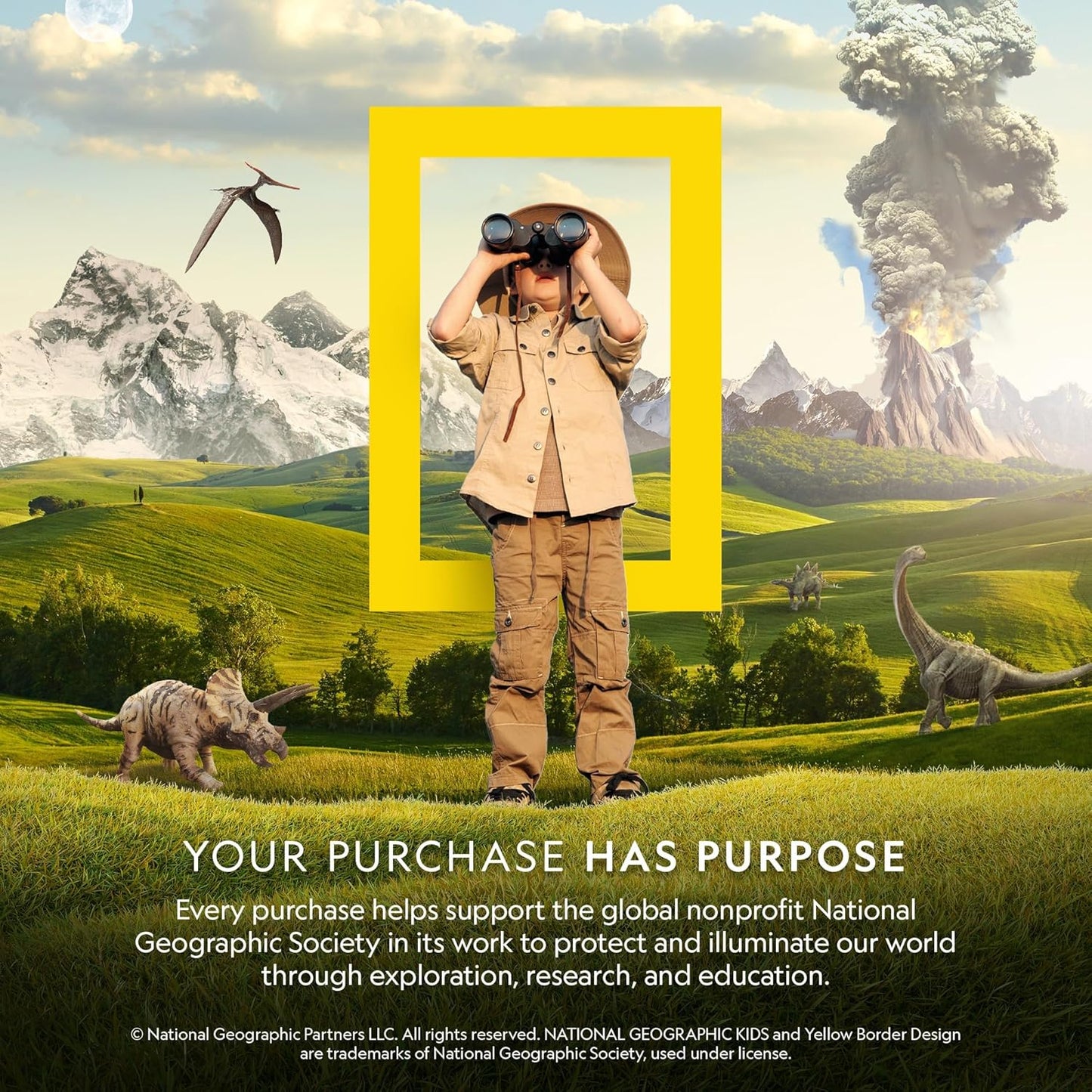 National Geographic Dinosaur Egg Activity Kit - 15+ Dino Crafts, Painting, Clay Models & Learning Guide