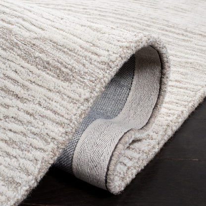 SAFAVIEH Metro Collection 6' x 9' NaturalIvory MET995A Handmade Premium Wool Living Room Dining Bedroom Area Rug