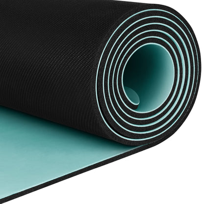 Retrospec Laguna 5mm Yoga Mat - Fitness Mat for Women, Men & Children, Slip-Resistant and Moisture Absorbing Exercise Mat for Home, Pilates, Yoga and Floor Workouts