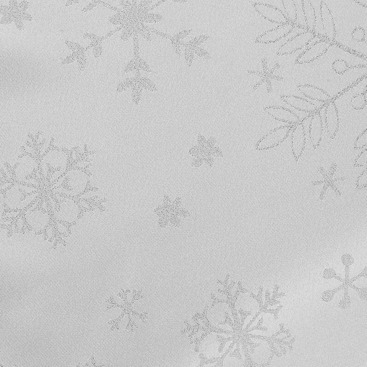 13 95 Inch, HARORBAY White Table Runner x Farmhouse Silver Dresser Scarf for Dining Room Kitchen Party Winter Holiday