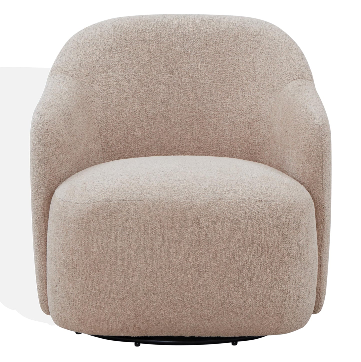 SAFAVIEH Couture Collection Peitra Oatmeal Boucle Accent Chair (Fully Assembled)