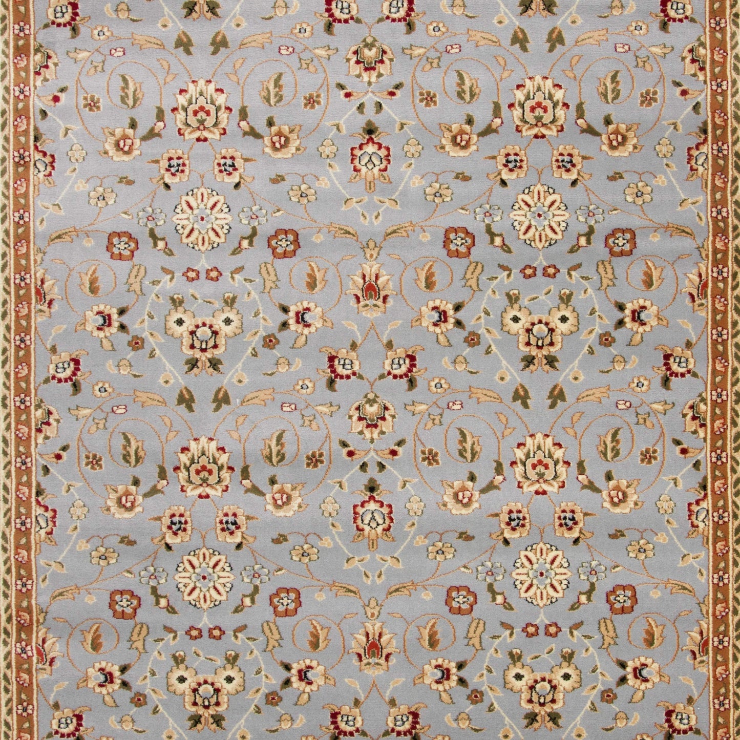 SAFAVIEH Lyndhurst Collection Area Rug - 10' x 14', Light Blue & Ivory, Traditional Oriental Design, Non-Shedding & Easy Care, Ideal for High Traffic Areas in Living Room, Bedroom (LNH312B)