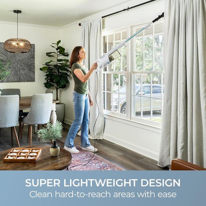 Kenmore CS2015 Corded Stick Vacuum - Powerful 2-Motor Suction, Detachable Hand Vac, LED Headlight & Hair Eliminator Nozzle for Carpets & Floors